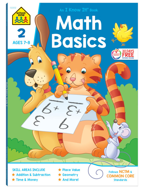 School Zone Math Basics 2 Workbook