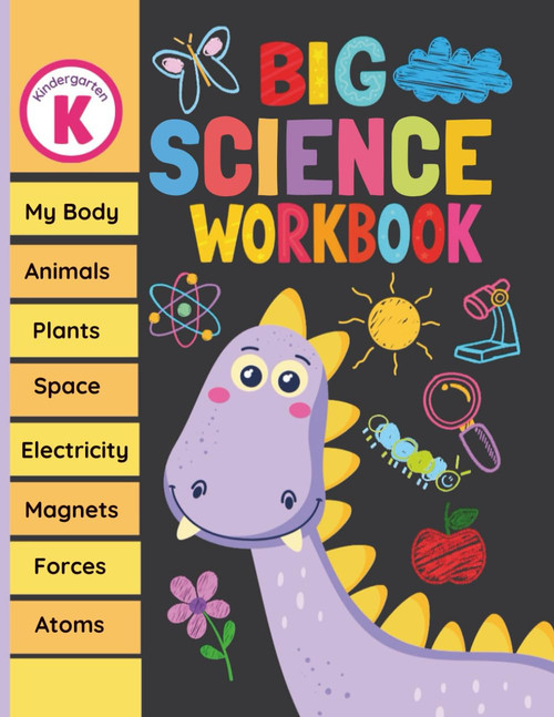 Science Workbook Kindergarten: My Big Workbook for kindergarten for Kids