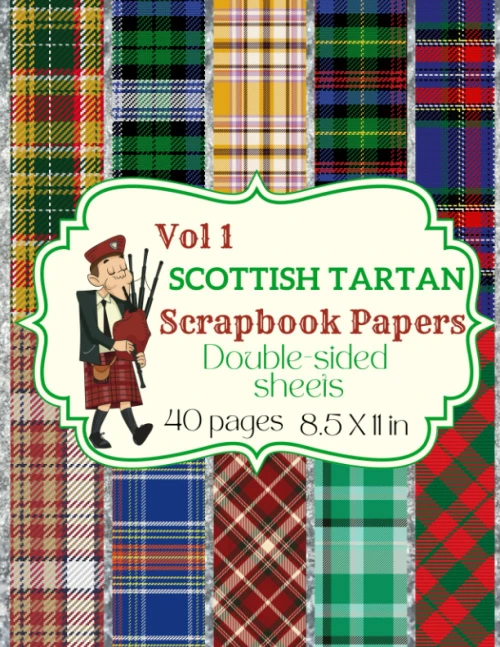 Scotish Tartan scrapbook papers Vol 1