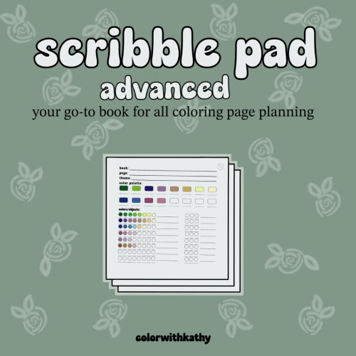 scribble pad advanced: your go-to book for all coloring page planning