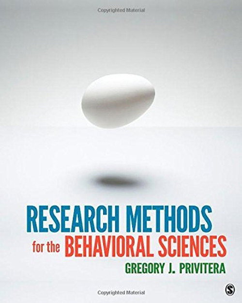 Research Methods For The Behavioral Sciences