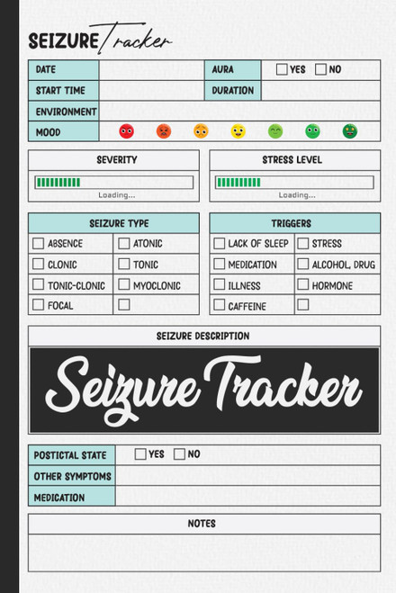 Seizure Tracker Log Book: Epilepsy Journal & Symptom Tracker | Seizure