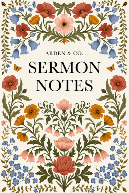 SERMON NOTES: Church Notebook & Bible Study Journal for Women to Record