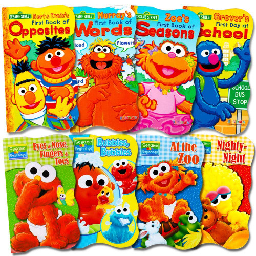 Sesame Street Ultimate Board Books Set for Kids Toddlers - Bundle With