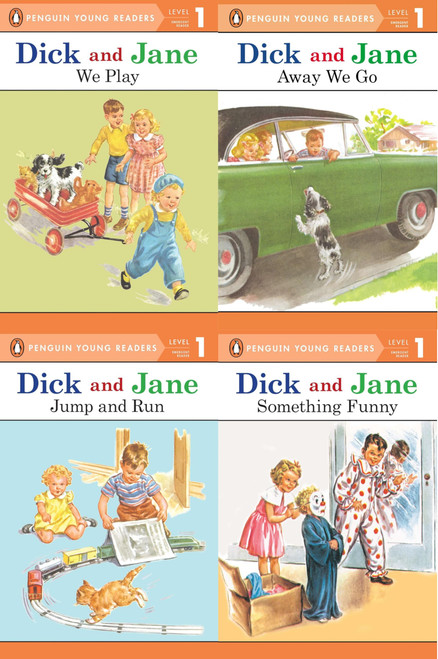 Sets of 4 Classic Dick & Jane Readers (Level 1)