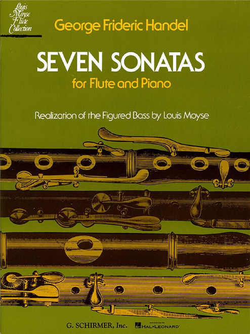 Seven Sonatas for Flute & Piano | Sheet Music Book by George Frideric