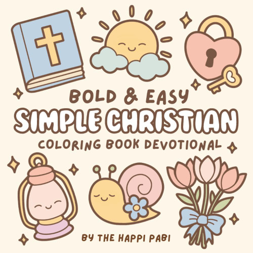 Simple Christian: Coloring Book Devotional for Kids