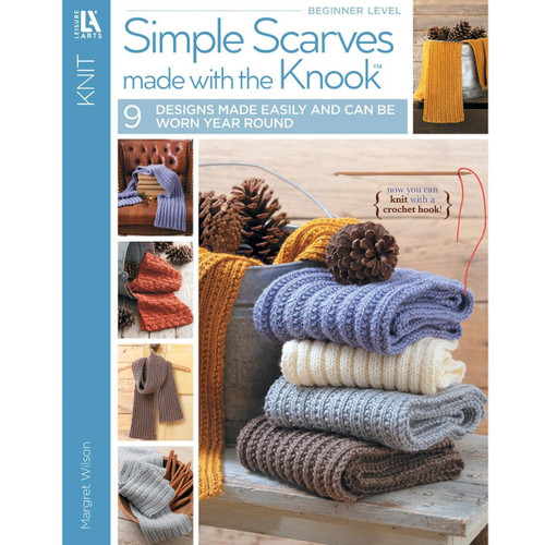 Simple Scarves Made with the Knook-Nine Beginner-Level