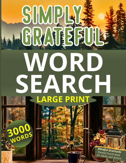 Simply Grateful Word Search Large Print
