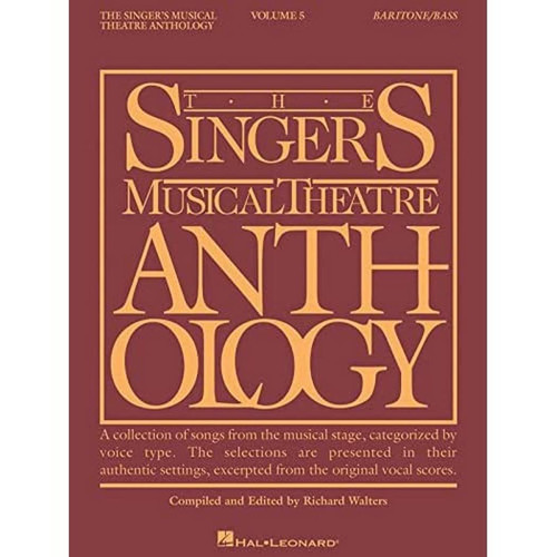Singers Musical Theatre Anthology Volume 5 Baritone Bass Book Compiled by