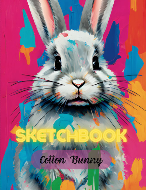 Sketchbook: Cotton Bunny Notebook for Kids | Sketch Pad for Drawing