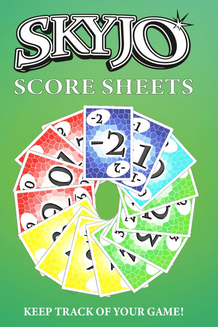 Skyjo Score Sheet: 120 Page Travel Size Score Pads for Scorekeeping