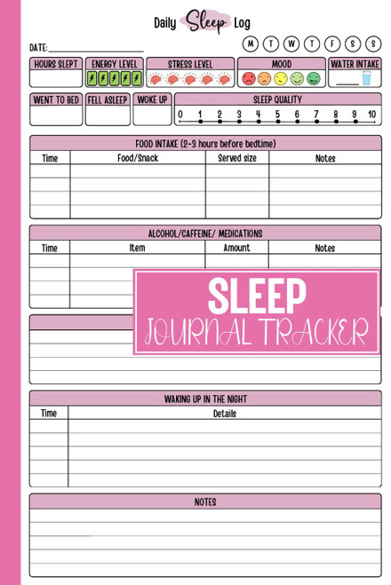 Sleep Journal Tracker: A 90-Day Guided Tool for Better Sleep and Restful