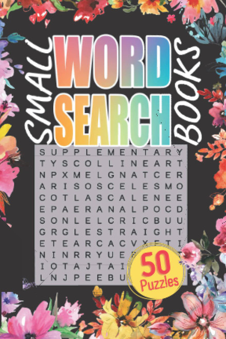 Small Word Search Books: Small Word Search Puzzle Books For Adults: Small