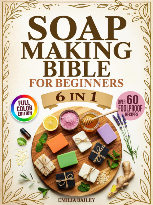 Soap Making Bible For Beginners: 6- in-1 - The Complete Step-by-Step