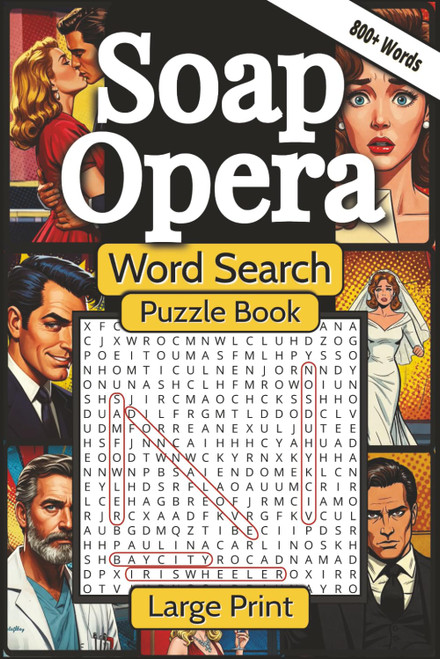 Soap Opera Word Search Puzzle Book