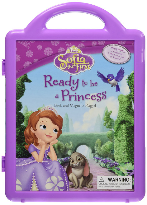 Sofia the First Ready to be a Princess: Book and Magnetic Playset