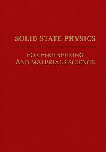 Solid State Physics for Engineering and Materials Science
