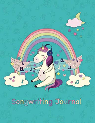 Songwriting Journal: Lined/Ruled Paper And Staff