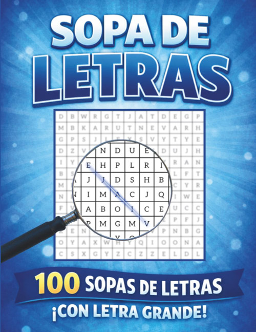 Sopa de Letras con Letra Grande para Jovenes, Adultos y Mayores