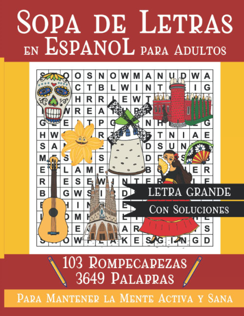 Sopa de Letras en Espanol para Adultos