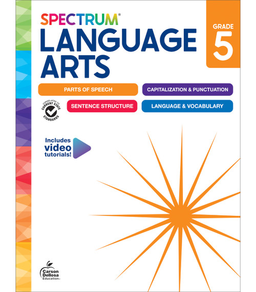 Spectrum Language Arts 5th Grade Workbook