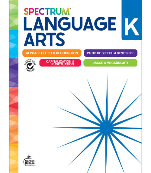 Spectrum Language Arts Kindergarten Workbooks