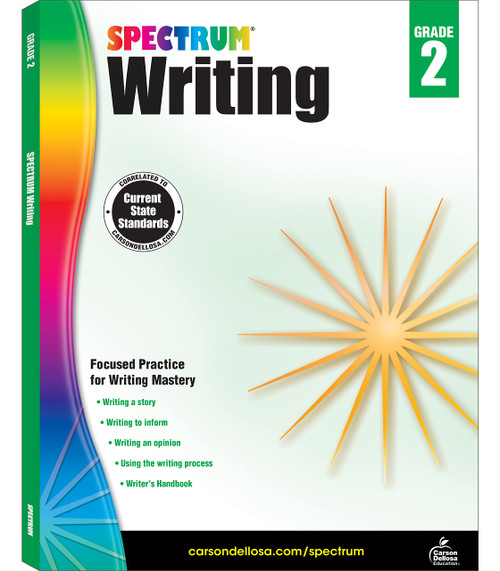 Spectrum Writing Workbook Grade 2, Ages 7 to 8, Second Grade Writing