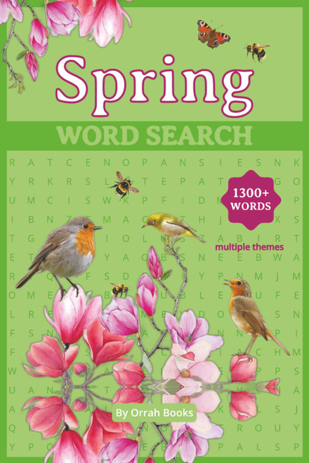 Spring Word Search Puzzle Book: Word Searches with Easy-to-Read Print