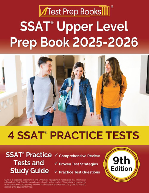 SSAT Upper Level Prep Book: SSAT Practice Tests and Study Guide: [9th