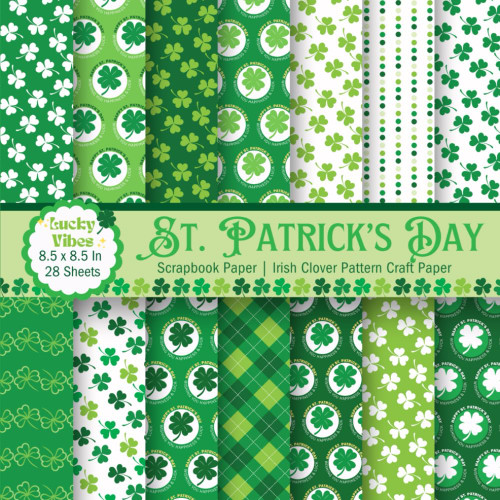 St Patrick 's Day Scrapbook Paper