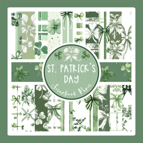 St. Patricks Day Scrapbook Paper
