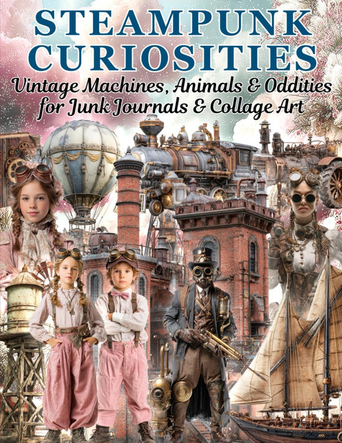 Steampunk Curiosities Ephemera Book Vintage Machines