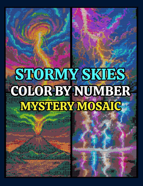 Stormy Skies Mystery Mosaics Color by Number