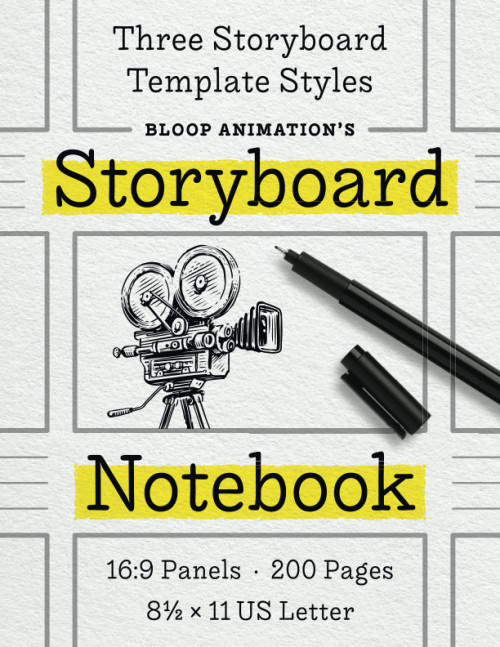 Storyboard Notebook: Blank Storyboard Sketchpad For Film Directors