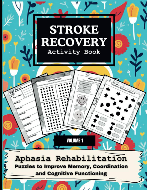 Stroke Recovery Activity Book - Aphasia & Traumatic Brain Injury