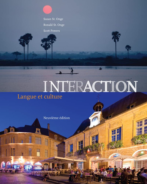 Student Activities Manual (cahier d'activites orales et ecrites) for St.