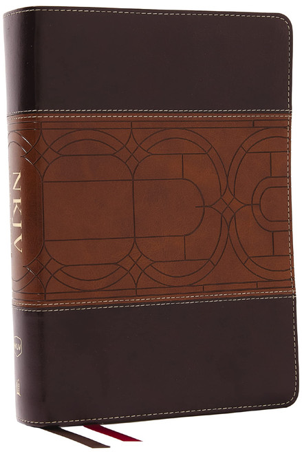 Study Bible – Leathersoft, Brown, Thumb-Indexed (NKJV)