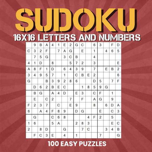 Sudoku 16x16 Letters and Numbers Easy
