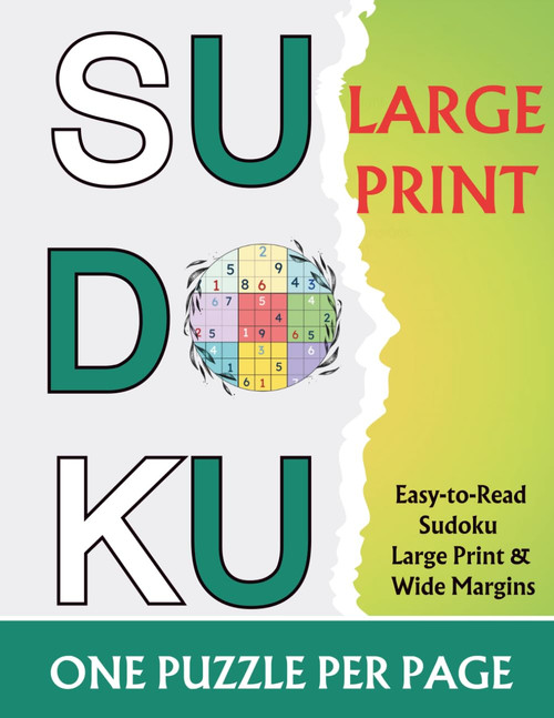 Sudoku Books for Adults Large Print