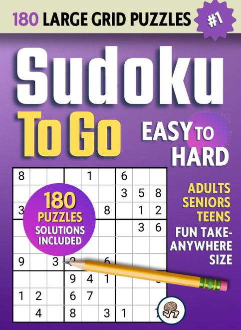 Sudoku to Go: 180 Large Grid Puzzles - Fun Take-Anywhere Size