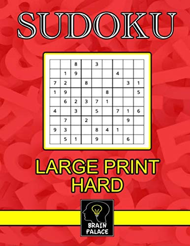 Sudoku: Large print Hard