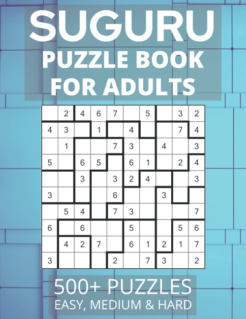Suguru Puzzle Book for Adults - 500+ Puzzles