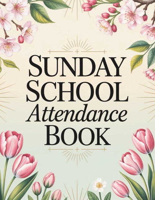 Sunday School Attendance Book: Spring Edition | 52-Week Record Keeper
