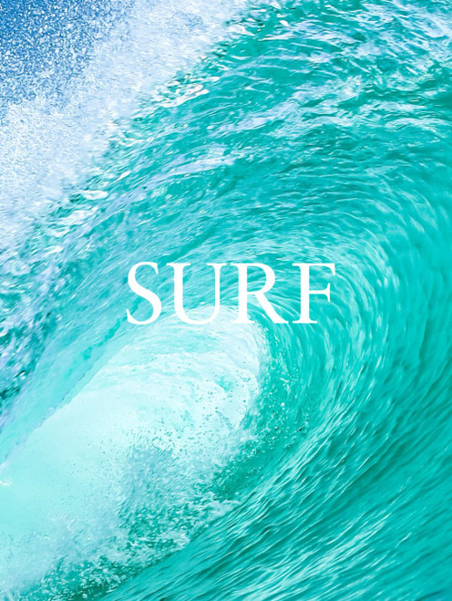 Surf: Coastal Decorative Book | Beach-Inspired Accent for Coffee Tables
