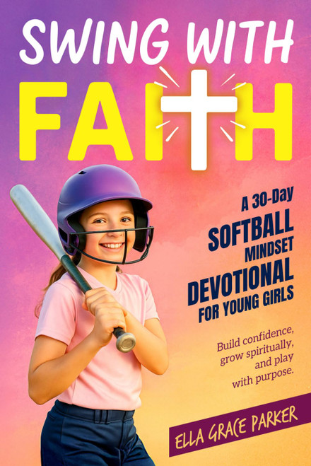 Swing with Faith: A 30-Day Softball Mindset Devotional for Young Girls to
