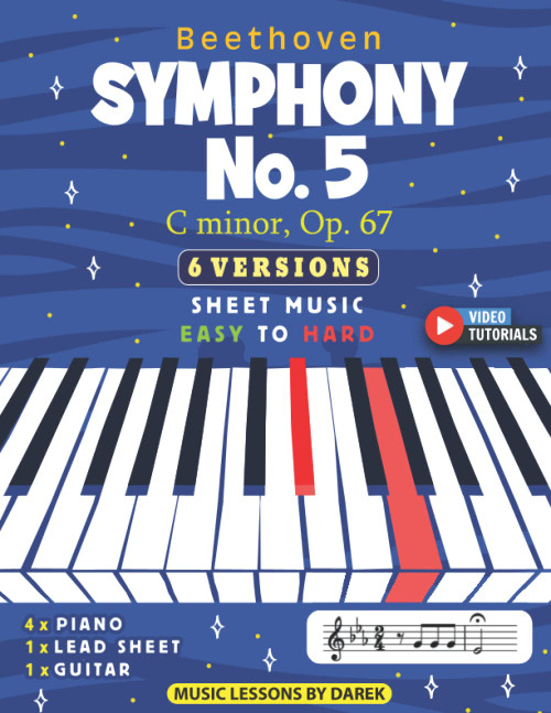 Symphony No. 5 I C minor, Op. 67 I Beethoven I 6 Versions - Sheet Music