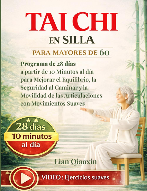 Tai Chi en Silla para Mayores de 60: Programa de 28 días a partir de 10 Minutos al día para