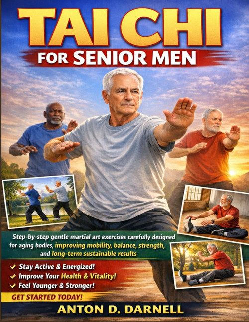 TAI CHI FOR SENIOR MEN: Step-by-step gentle martial art exercises