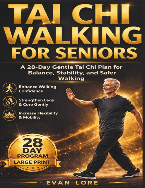 Tai Chi Walking For Seniors: A 28-Day Gentle Tai Chi Plan for Balance